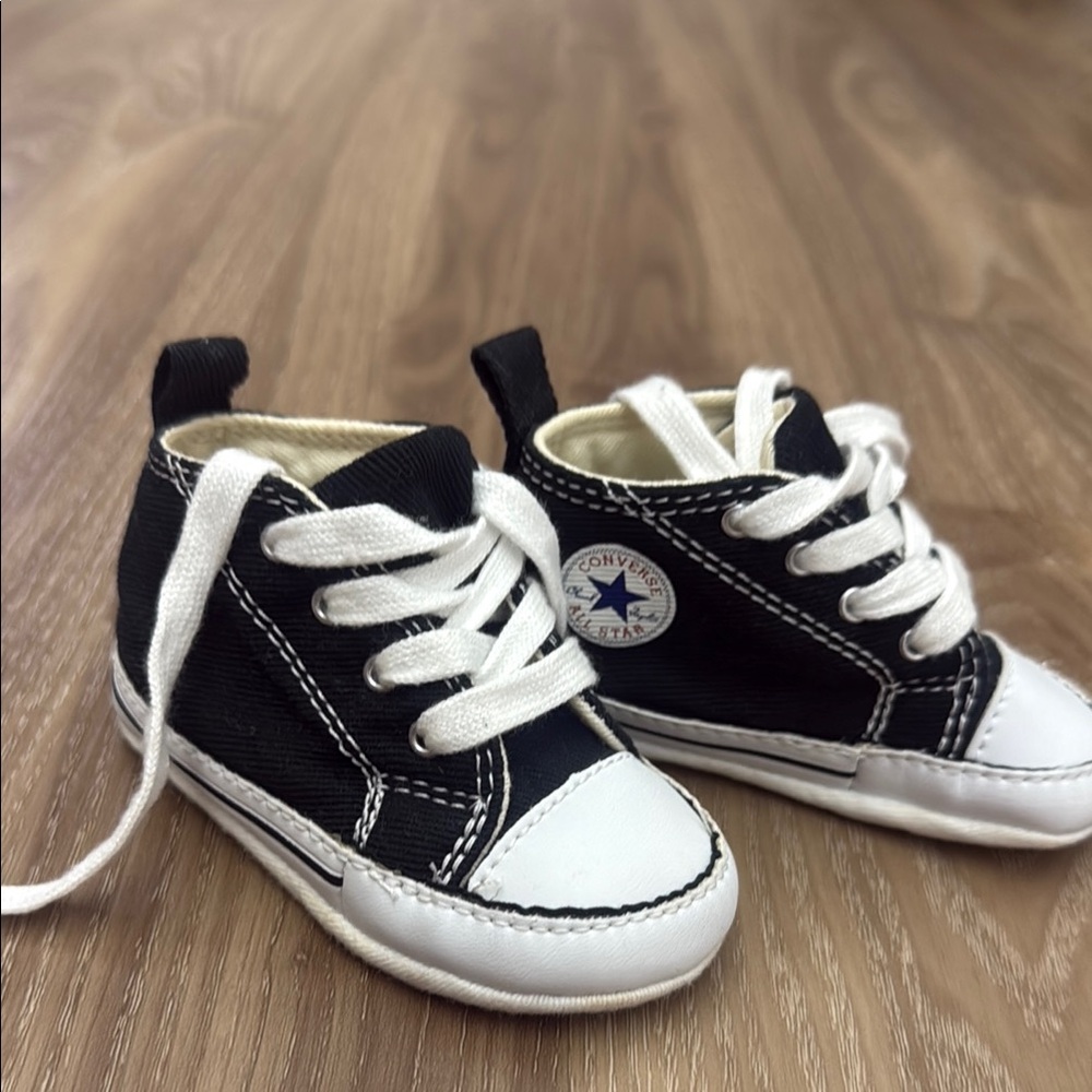 Converse Kids Black High-Top Sneakers